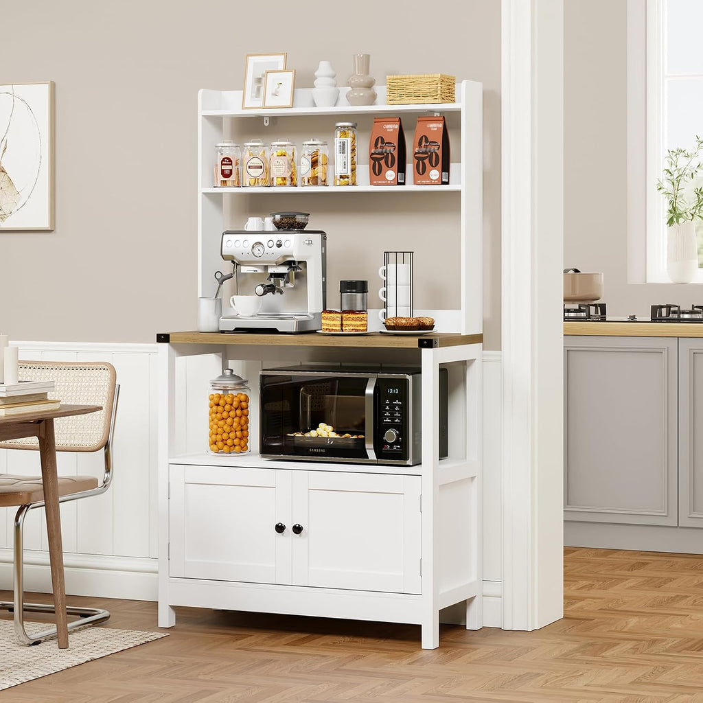 Microwave Standing Baker's Racks 5-Tiers Cabinet