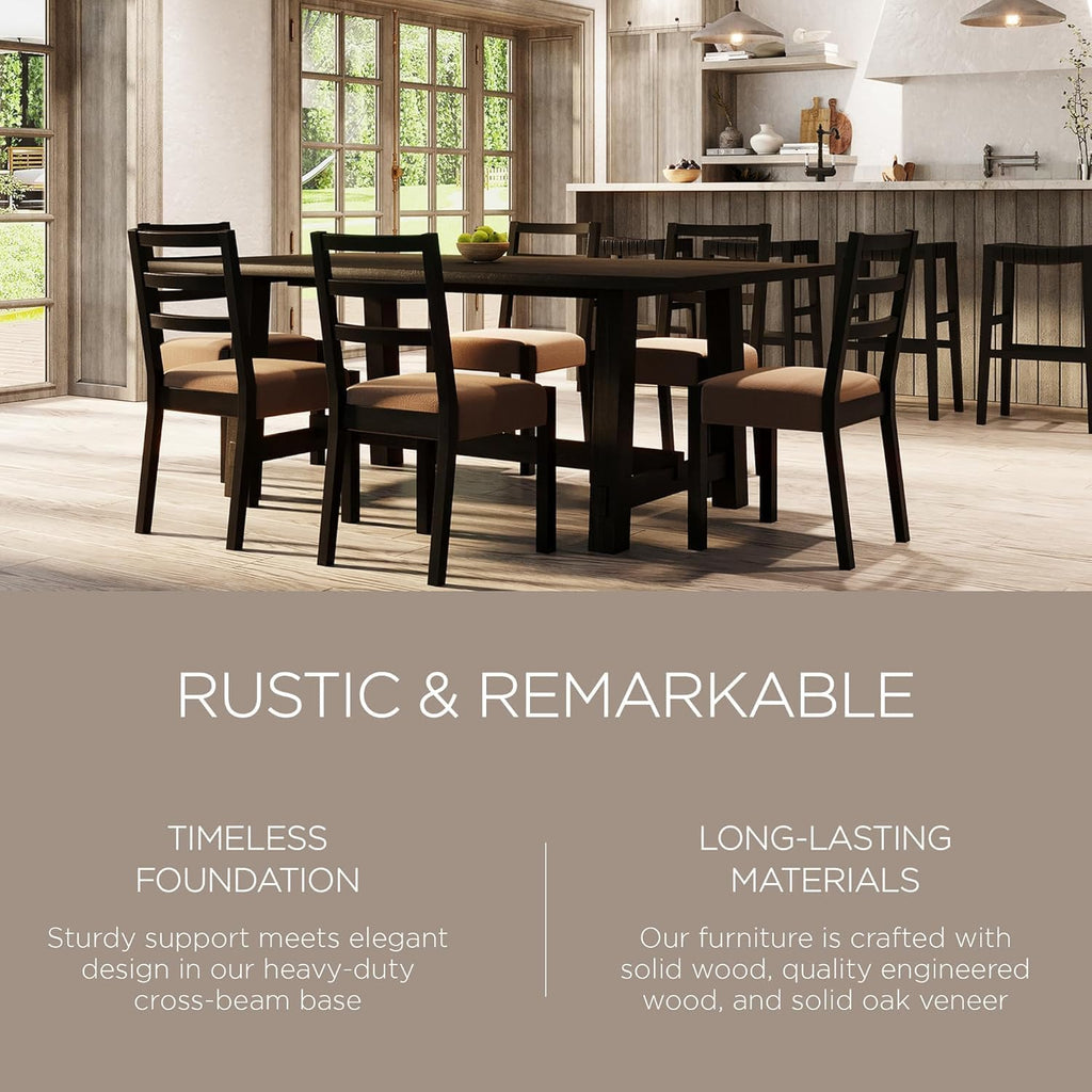 Lane Weathered Wood Rectangular Dining Table