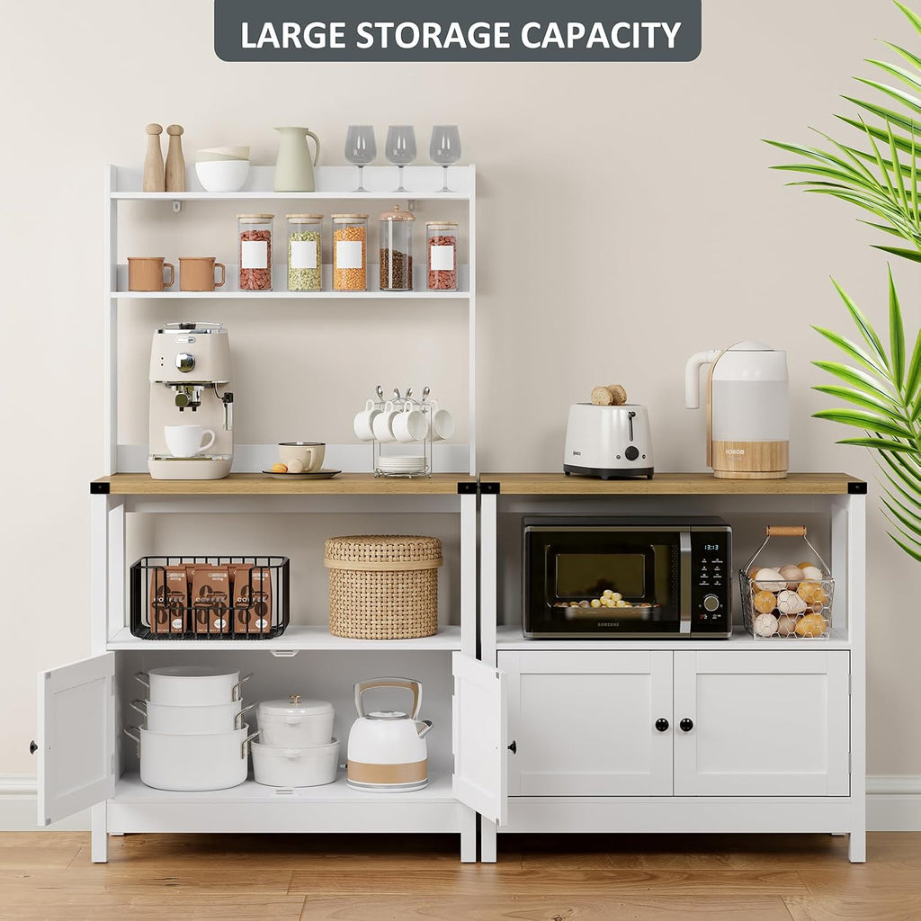 Microwave Standing Baker's Racks 5-Tiers Cabinet