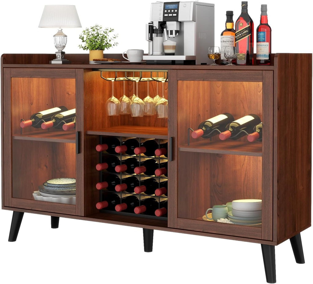 Wine Bar Cabinet with Led Light