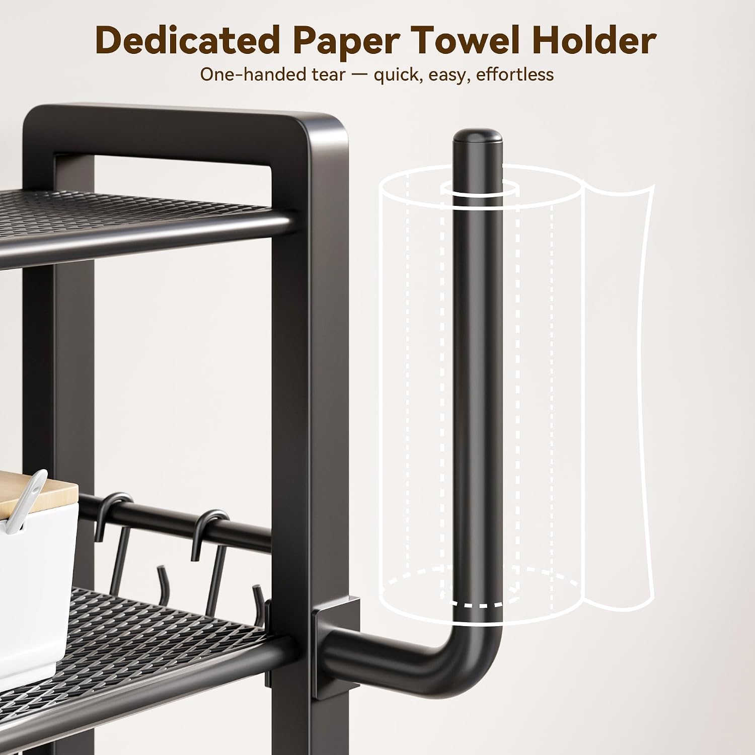 5 Tier Kitchen Bakers Rack Storage
