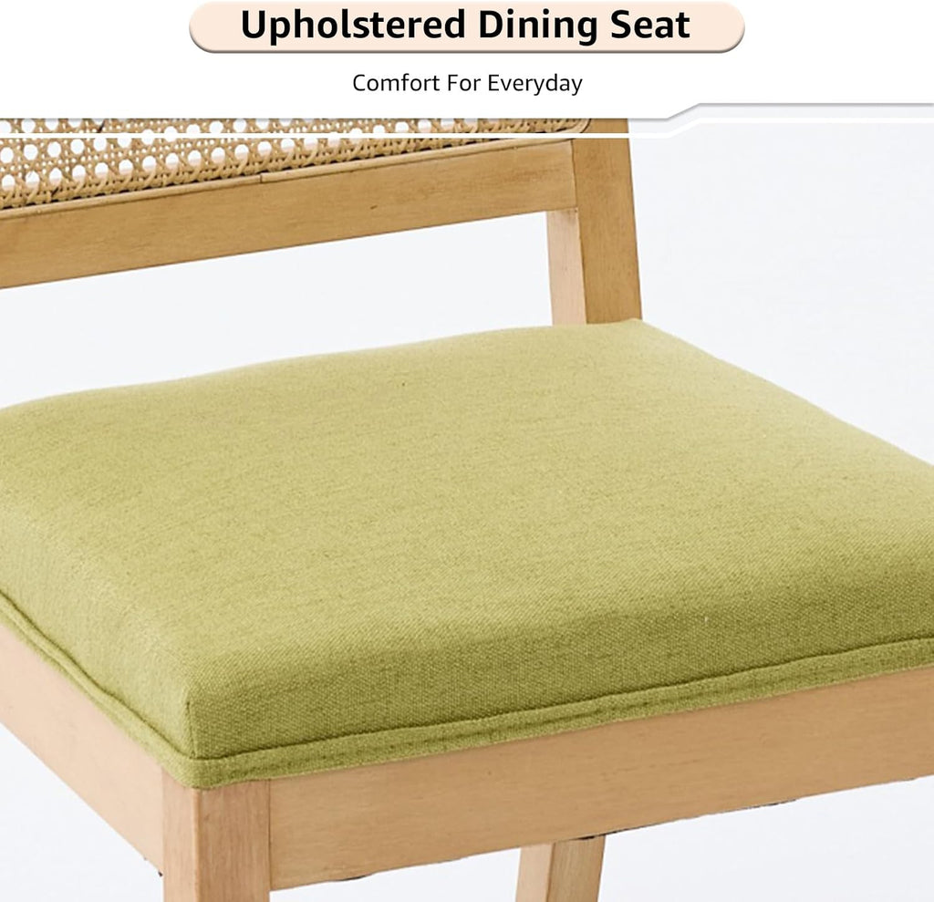Rattan Dining Chairs Set of 4