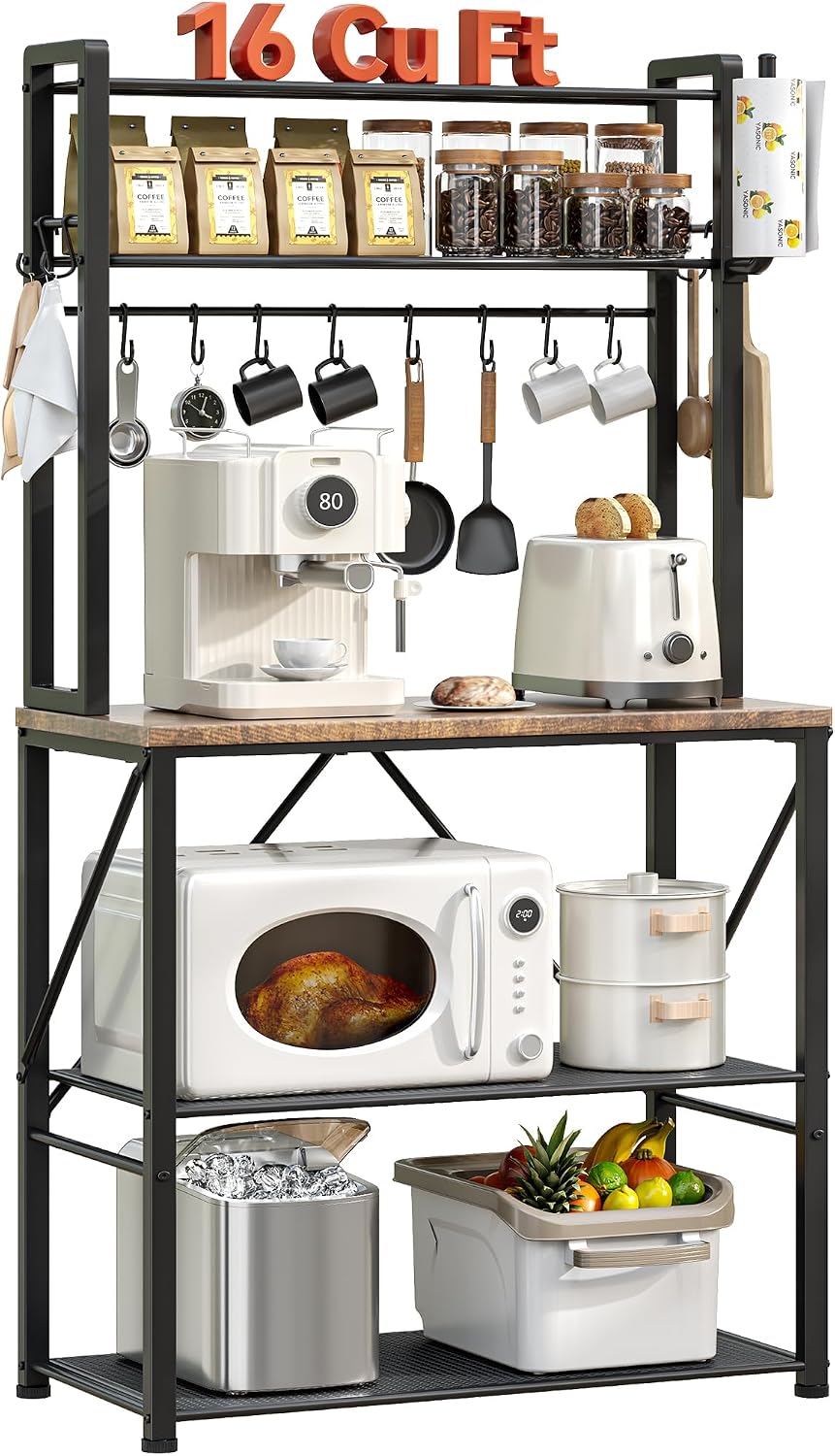5 Tier Kitchen Bakers Rack Storage