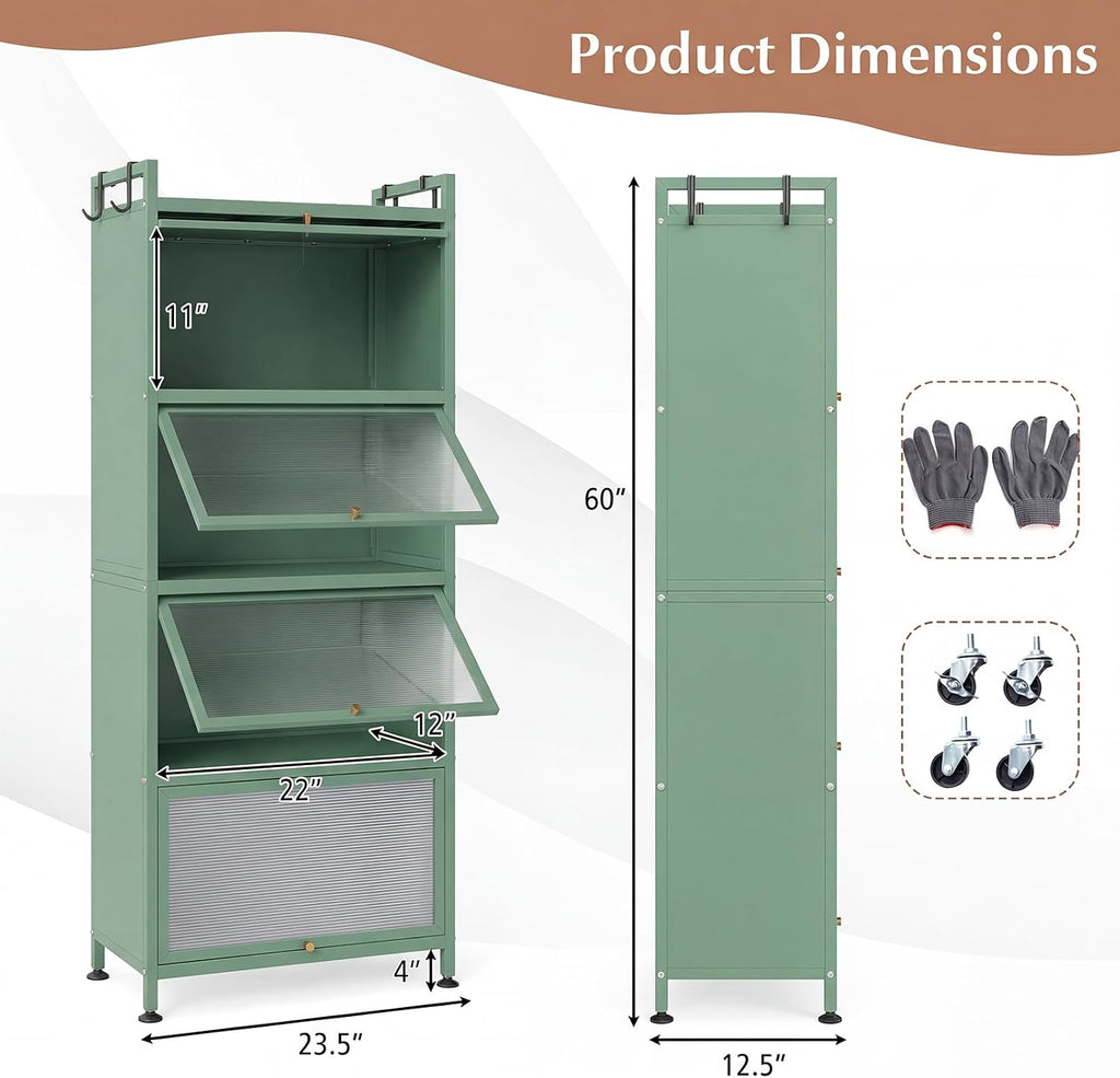 5-Tier Kitchen Storage Cabinet