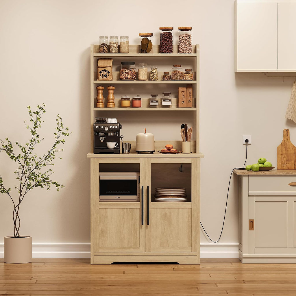 Baker Rack with Power Outlets & USB Ports