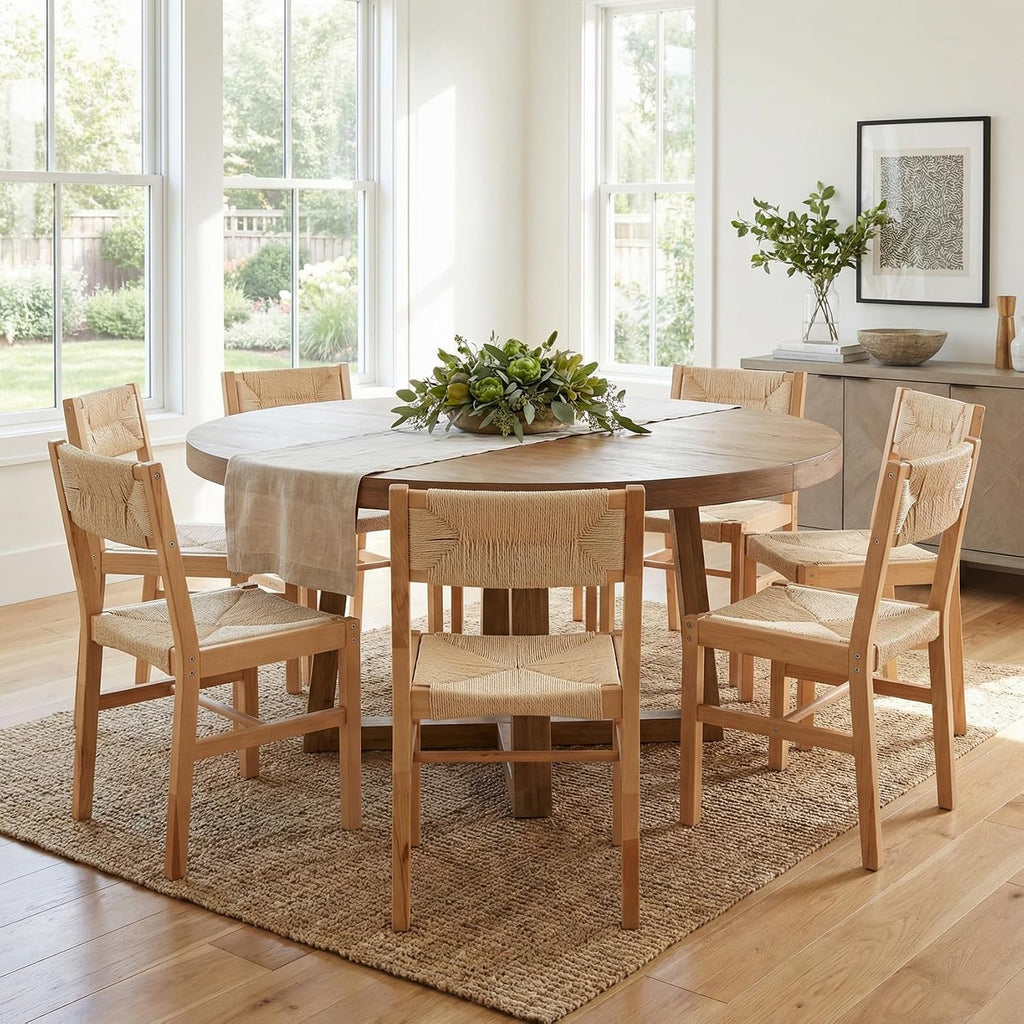 Rattan Dining Chairs Set of 4