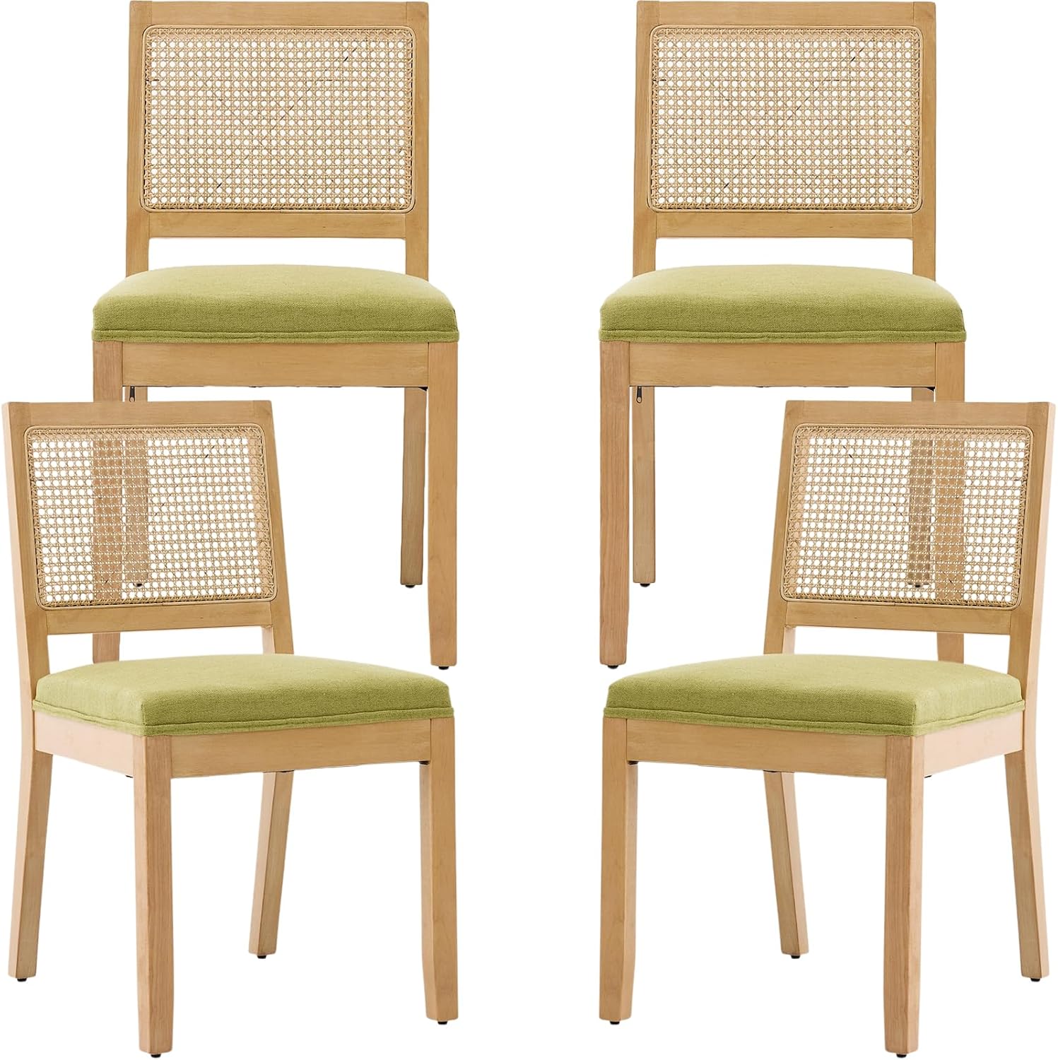 Rattan Dining Chairs Set of 4