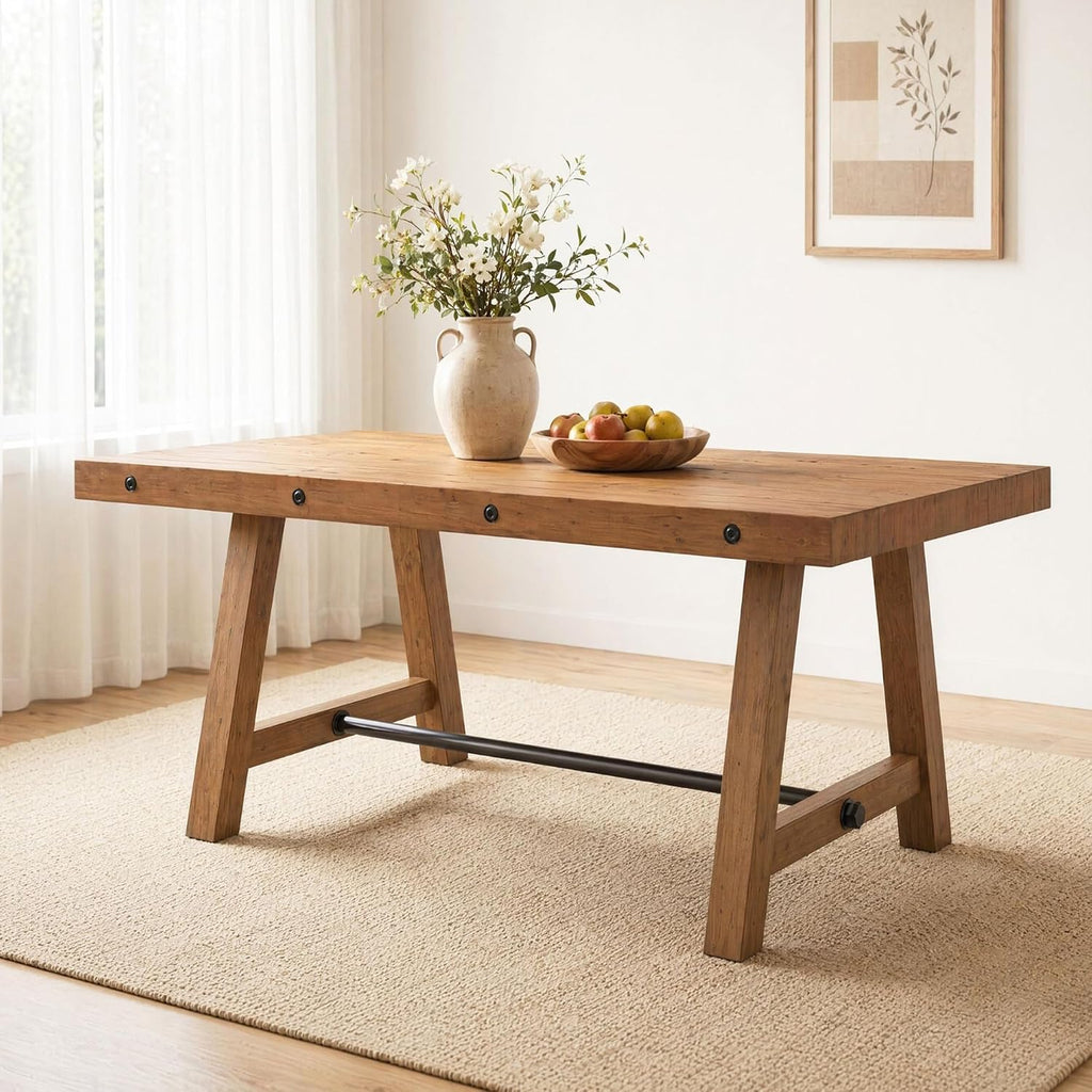 59" Reclaimed Wood A-Frame Dining Table