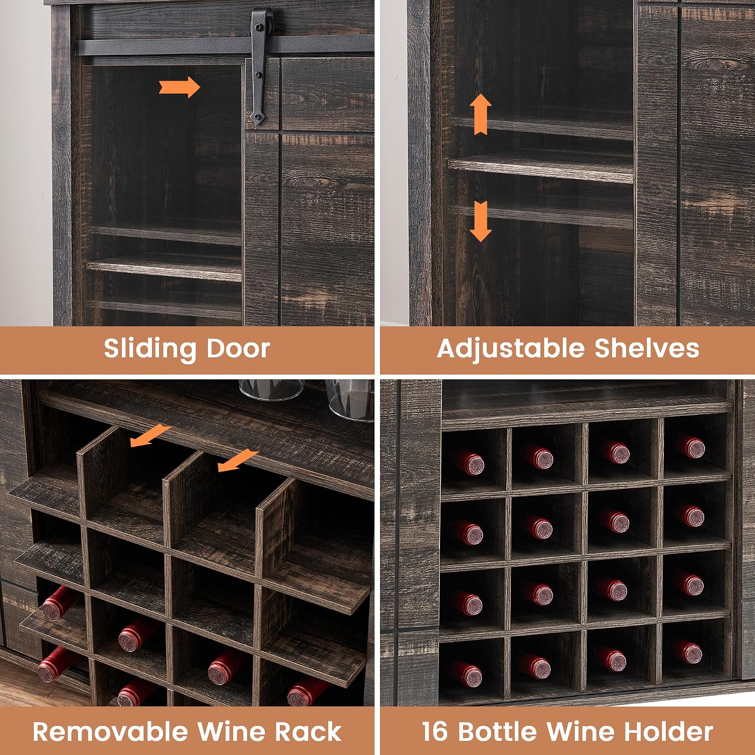 47 in Wine Bar Cabinet